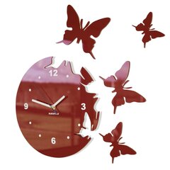 Настенные часы "Летающие бабочки"  цена и информация | Часы | 220.lv
