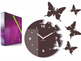 Настенные часы "Летающие бабочки"  цена и информация | Часы | 220.lv
