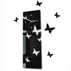 Настенные часы Бабочки, вертикальные цена и информация | Часы | 220.lv
