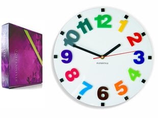 Часы настенные Цветные цифры цена и информация | Часы | 220.lv