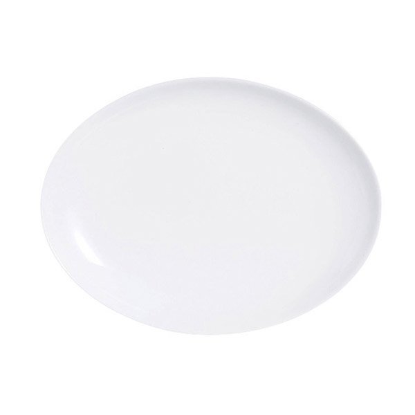 Balts ovāls šķīvis Luminarc DIWALI, 25x23 cm цена и информация | Trauki, šķīvji, pusdienu servīzes | 220.lv