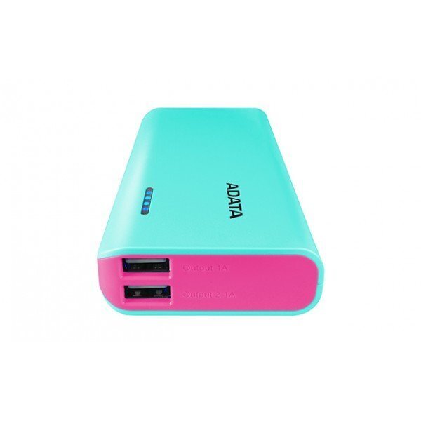 ADATA Power bank APT100-10000M-5V-CTBPK 10000 mAh, zila cena un informācija | Lādētāji-akumulatori (Power bank) | 220.lv