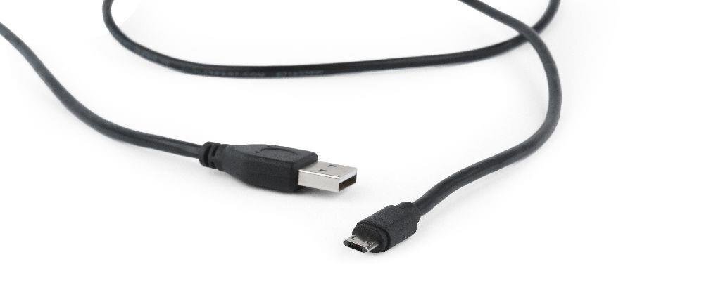 Gembird Double-sided Micro-USB to USB 2.0 AM cable, 1.8 m, black, blister cena un informācija | Savienotājkabeļi | 220.lv