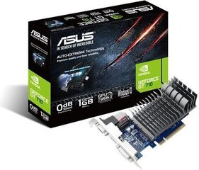 Aars GeForce GT710 1GB DDR3 (64 bit) HDMI, DVI, D-arb (90YV0944-M0NA00) cena un informācija | Videokartes (GPU) | 220.lv