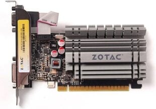 Karta graficzna ZOTAC GT 730 ZONE Edition Low Profile 4GB DDR3 cena un informācija | Videokartes (GPU) | 220.lv