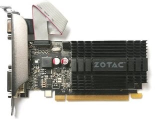 Zotac GeForce GT710 1GB DDR3 PCIE ZT-71301-20L цена и информация | Видеокарты (GPU) | 220.lv