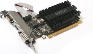 Zotac GeForce GT710 1GB DDR3 PCIE ZT-71301-20L cena un informācija | Zotac Datortehnika | 220.lv