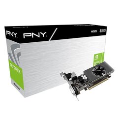 PNY GeForce GT 710 1GB DDR3 PCIE GF710GTLH1GEPB cena un informācija | Videokartes (GPU) | 220.lv