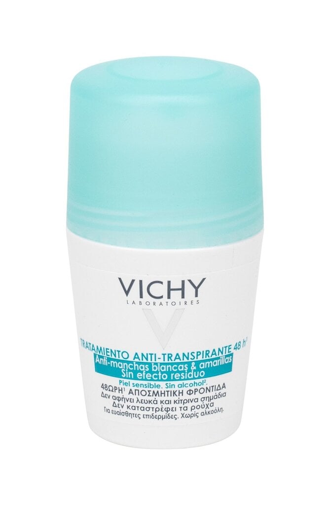 Rullīša dezodorants antiperspirants Vichy Hypoallergenic 48h, 50 ml цена и информация | Dezodoranti | 220.lv