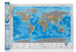 Nokasāmā detalizēta Pasaules karte цена и информация | Pasaules kartes | 220.lv