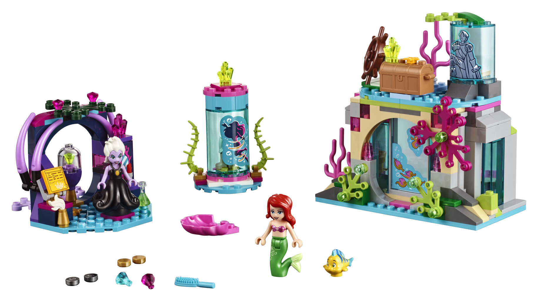 41145 LEGO® DISNEY PRINCESS Nāra un maģiskās burvestības cena un informācija | Konstruktori | 220.lv