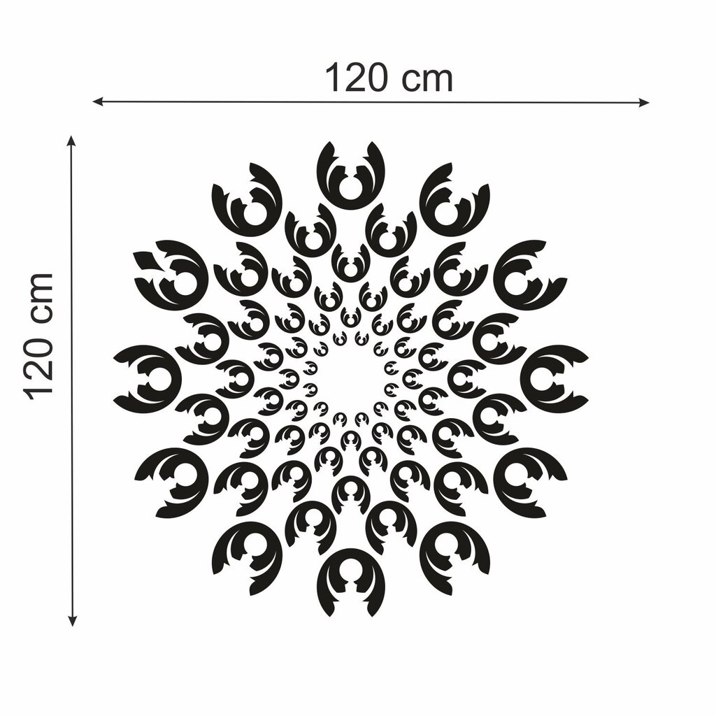 Spogulis - dekorācija Dahlia цена и информация | Spoguļi | 220.lv