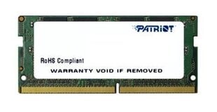 Patriot DDR4 SODIMM 8ГБ 2133МГц (PSD48G213381S) цена и информация | Оперативная память (RAM) | 220.lv