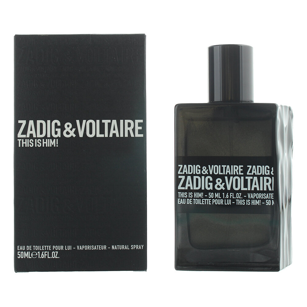 Zadig & Voltaire This is Him! EDT vīriešiem 50 ml цена и информация | Vīriešu smaržas | 220.lv