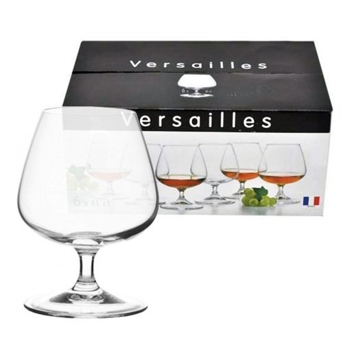 Konjaka glāžu komplekts VERSAILLES 410 ml, 6 gab. cena un informācija | Glāzes, krūzes, karafes | 220.lv