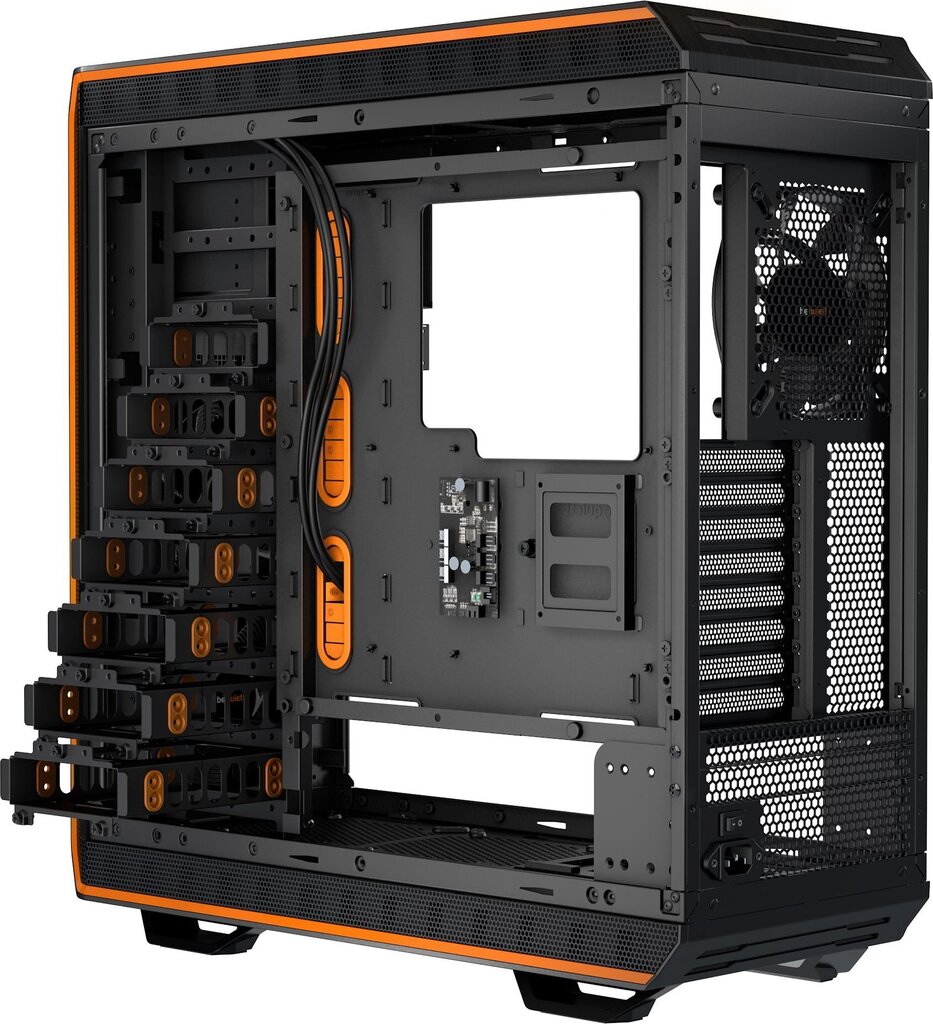 be quiet! Dark Base 900, orange, ATX, M-ATX, mini-ITX, E-ATX, XL-ATX case цена и информация | Datoru korpusi | 220.lv