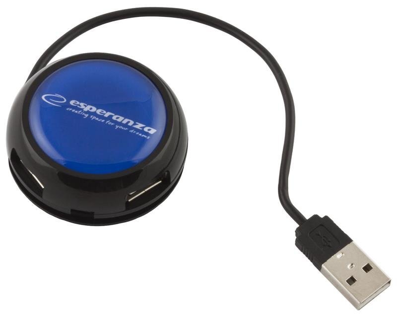 ESPERANZA Hub 4 Porty EA135B USB 2.0 YOYO цена и информация | Adapteri un USB centrmezgli | 220.lv