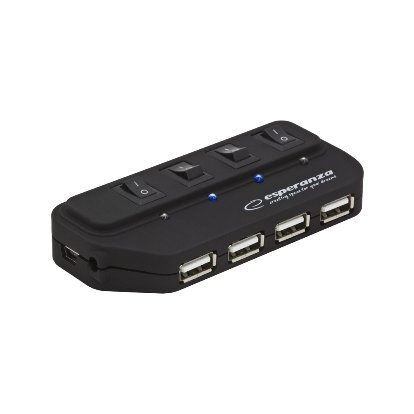 ESPERANZA Hub 4 Porty EA127 USB 2.0 cena un informācija | Adapteri un USB centrmezgli | 220.lv