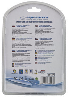 ESPERANZA Hub 4 Porty EA127 USB 2.0 цена и информация | Adapteri un USB centrmezgli | 220.lv