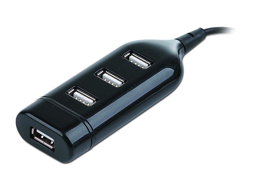 Gembird - Centrmezgls USB 2.0, 4 portu mini UHB-CT02 цена и информация | Adapteri un USB centrmezgli | 220.lv