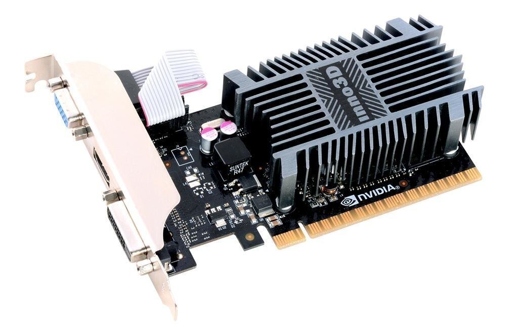 Inno3D GeForce GT 710 LP N710-1SDV-E3BX cena un informācija | Videokartes (GPU) | 220.lv