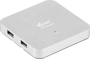 USB Centrmezgls i-Tec U3HUBMETAL4 cena un informācija | Adapteri un USB centrmezgli | 220.lv