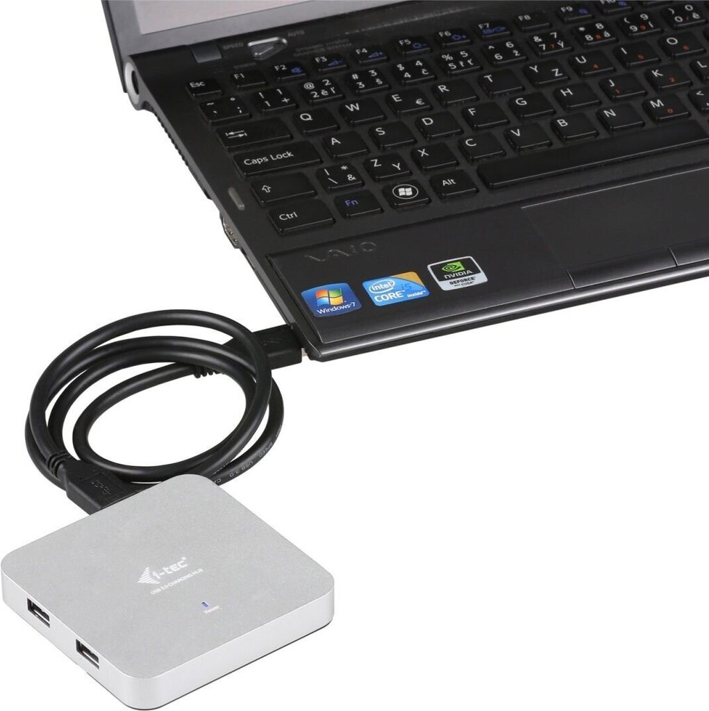 USB Centrmezgls i-Tec U3HUBMETAL4 цена и информация | Adapteri un USB centrmezgli | 220.lv