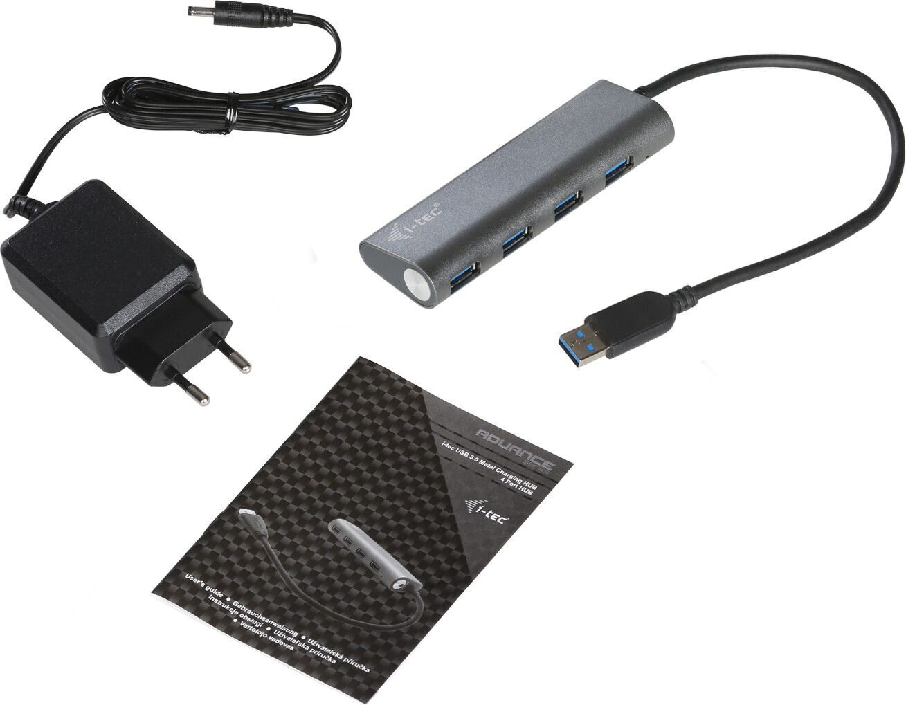 USB Centrmezgls i-Tec U3HUB448 cena un informācija | Adapteri un USB centrmezgli | 220.lv