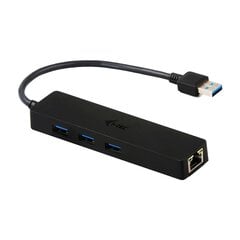 i-tec USB 3.0 Metal HUB 3 Port with Gigabit Ethernet Adapter цена и информация | Адаптеры и USB разветвители | 220.lv