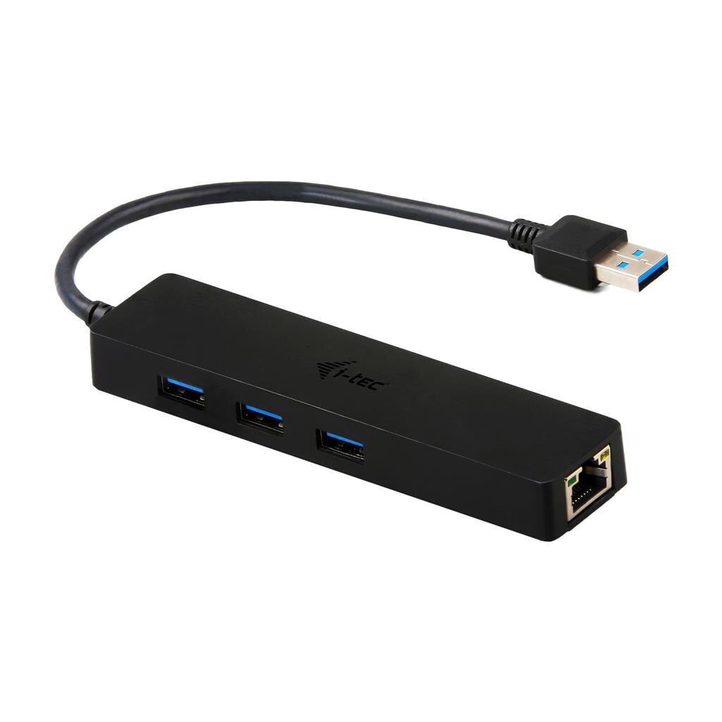 i-tec USB 3.0 Slim HUB 3 Port + Gigabit Ethernet Adapter цена и информация | Adapteri un USB centrmezgli | 220.lv