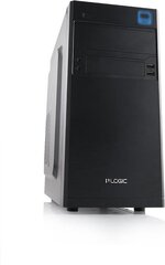 LOGIC Computer case M4 Mini Tower, USB 3.0, USB 2.0, HD-AUDIO , w/o PSU (BLACK) цена и информация | Корпуса | 220.lv