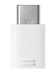 Переходник Samsung USB Type-C на micro-USB EE-GN930, белый цена и информация | Samsung Aксессуары для компьютеров | 220.lv