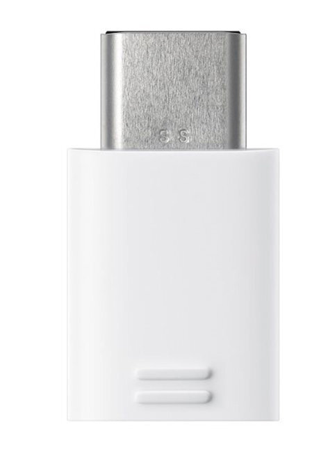 Samsung USB Type-C uz micro-USB adapteris EE-GN930 balts цена и информация | Adapteri un USB centrmezgli | 220.lv