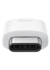 Переходник Samsung USB Type-C на micro-USB EE-GN930, белый цена и информация | Адаптеры и USB разветвители | 220.lv