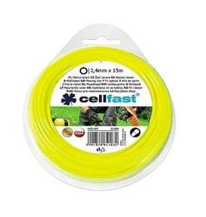 Trimmeru diegs Cellfast 2,4"*15 m цена и информация | Запчасти для садовой техники | 220.lv