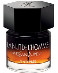 Yves Saint Laurent La Nuit de L´Homme L´Intense EDP vīriešiem, 60 ml cena un informācija | Vīriešu smaržas | 220.lv