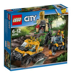 60159 LEGO® City Džungļu puskāpurķēdnieka misija cena un informācija | Konstruktori | 220.lv