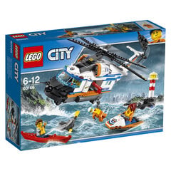 60166 LEGO® City Lieljaudas glābšanas helikopters, 394 d. цена и информация | Конструкторы и кубики | 220.lv