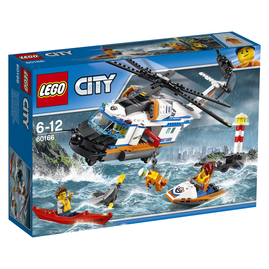 60166 LEGO® City Lieljaudas glābšanas helikopters, 394 d. цена и информация | Konstruktori | 220.lv