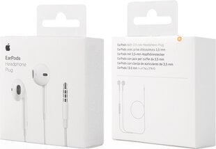 Apple EarPods with Remote and Mic - MNHF2ZM/A цена и информация | Наушники | 220.lv