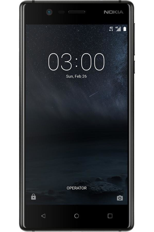 Nokia 3 Dual matte black 16GB цена и информация | Mobilie telefoni | 220.lv