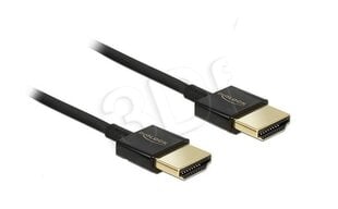 Delock HDMI 3D 4K 0.25m cena un informācija | Kabeļi un vadi | 220.lv