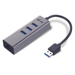I-TEC U3METALG3HUB цена и информация | Адаптеры и USB разветвители | 220.lv