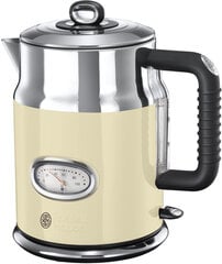 Russell Hobbs 21672-70 Retro Vintage Cream цена и информация | Электрочайники | 220.lv