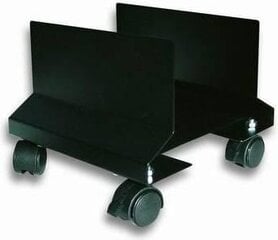 Techly Computer case stand, adjustable, metal, black cena un informācija | Piederumi korpusiem | 220.lv