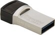 Flashdrive Transcend 32GB JetFlash 890, Silver Plating USB 3.1 Type C cena un informācija | USB Atmiņas kartes | 220.lv