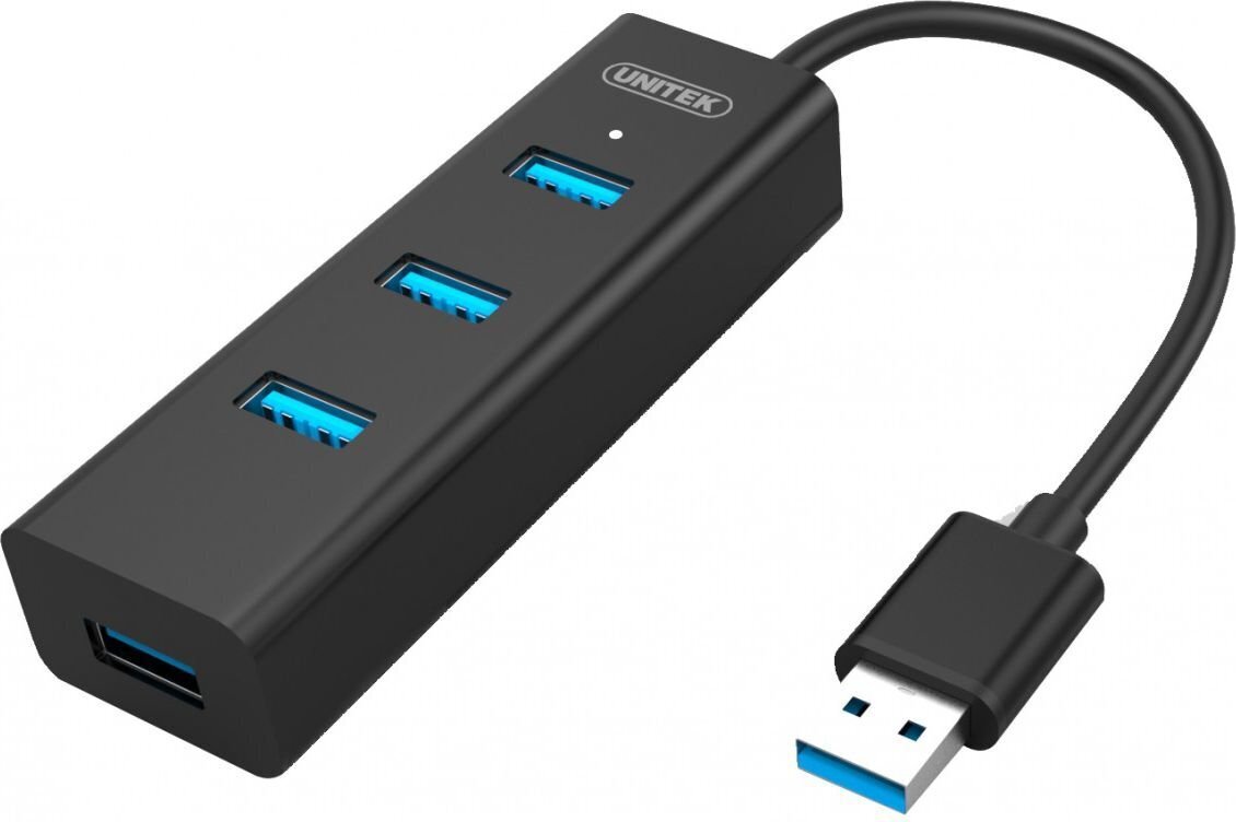 Unitek Hub 4x USB 3.0. Y-3089 cena un informācija | Adapteri un USB centrmezgli | 220.lv