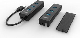 Unitek Hub 4x USB 3.0. Y-3089 цена и информация | Адаптеры и USB разветвители | 220.lv