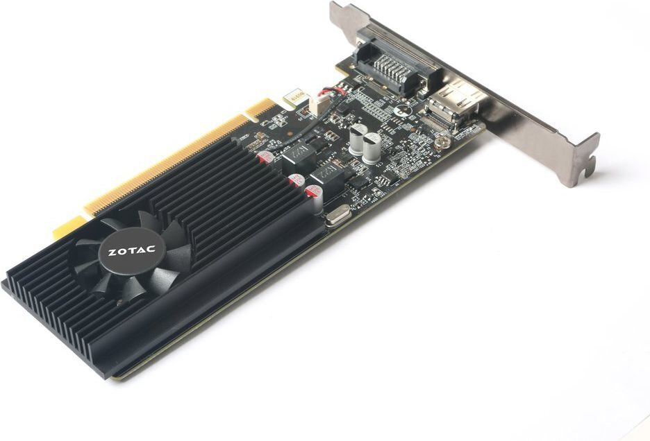 ZOTAC GeForce GT 1030 Low Profile, 2GB GDDR5, ATX/LP, DVI-D, HDMI 2.0b цена и информация | Videokartes (GPU) | 220.lv