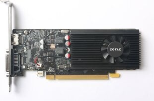 ZOTAC GeForce GT 1030 Low Profile, 2GB GDDR5, ATX/LP, DVI-D, HDMI 2.0b cena un informācija | Zotac Datortehnika | 220.lv
